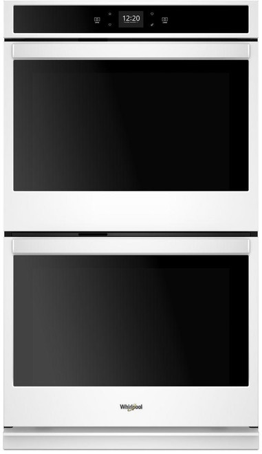 WOD51EC0HW Whirlpool 30" Smart Double Electric Wall Oven with Frozen Bake Technology and Multi Step Cooking - White