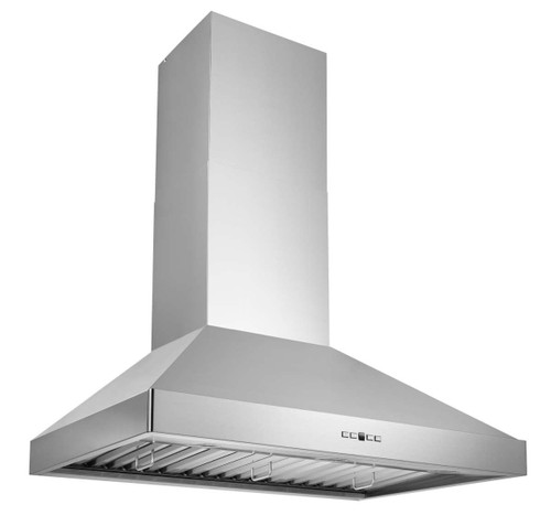 WPP9E48SB Best 48" Chimney Wall Range Hood Blower Sold Separately - Stainless Steel