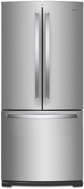 WRF560SMHZ Whirlpool 30" French Door Bottom Mount Refrigerator - Fingerprint Resistant Stainless Steel