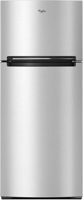 WRT518SZFM Whirlpool 28" Wide Top-Freezer Refrigerator with Gallon Door Storage and Pocket Handles - Stainless Steel