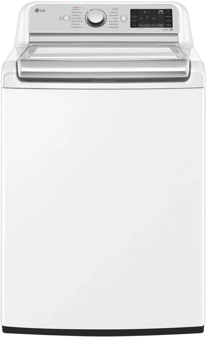 WT7900HWA LG 27" 5.5 cu. ft. Mega Capacity Top Load Washer with Turbowash3D Technology and LG SmartThinQ - White