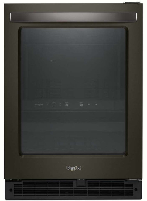 WUB50X24HV Whirlpool 24" Undercounter Beverage Center - Fingerprint Resistant Black Stainless Steel