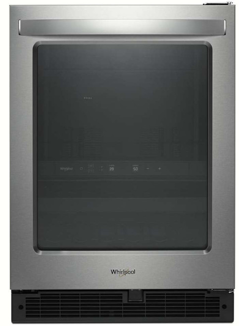 WUB50X24HZ Whirlpool 24" Undercounter Beverage Center - Fingerprint Resistant Stainless Steel