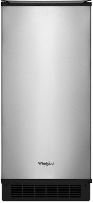 WUI95X15HZ Whirlpool 15" Undercounter Ice Maker with Pump and Clear Ice Technology - Fingerprint Resistant Stainless Steel