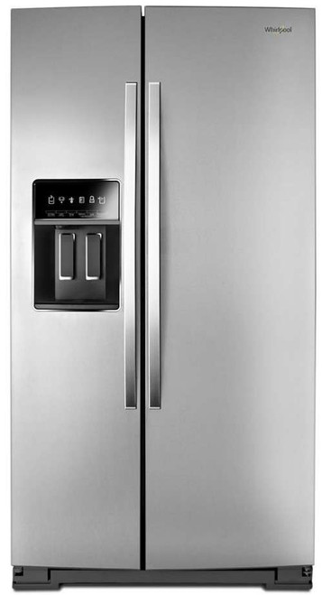 WRS970CIHZ Whirlpool 36" 20 cu. ft. Side-by-Side Counter Depth Refrigerator with TotalCoverage Cooling - Fingerprint Resistant Stainless Steel