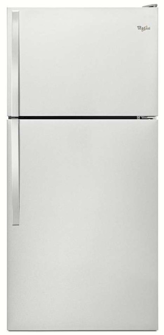 WRT108FZDM Whirlpool 30" Wide Top-Freezer Refrigerator - EZ Connect Icemaker Kit Compatible - Stainless Steel