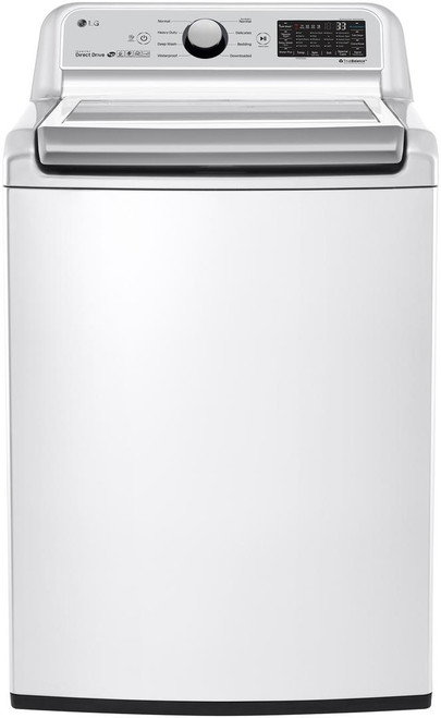 WT7300CW LG 27" Top Load Smart Washer with TurboWash3D Technology and ColdWash Technology - White