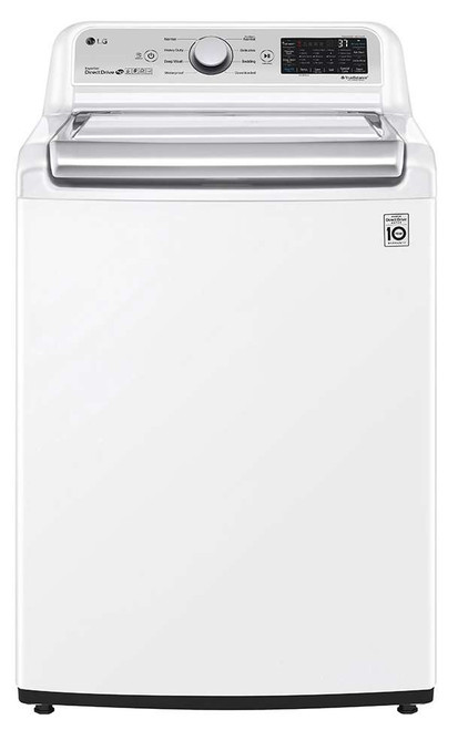 WT7305CW LG 4.8 cu. ft. Mega Capacity Smart wi-fi Enabled Top Load Washer with Agitator and TurboWash3D Technology - White