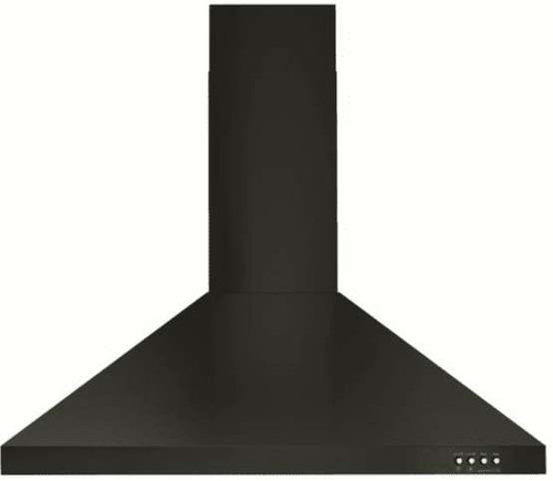 WVW53UC0HV Whirlpool 30" Contemporary Wall Mount Range Hood with LED Task Lighting and Three Fan Speeds - Black Stainless Steel