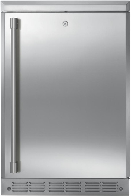 ZDOD240NSS Monogram 24" Built-In/Free Standing Outdoor/Indoor Compact All-Refrigerator - Stainless Steel