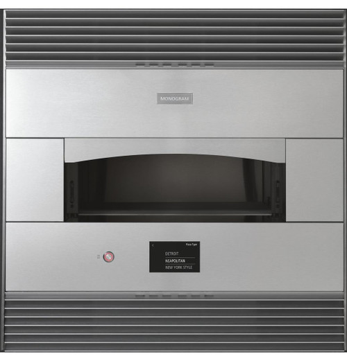 ZEP30FLSS Monogram 30" Built-in Single Pizza Oven with Electric Heating Zones and Touch LCD Controls - Stainless Steel