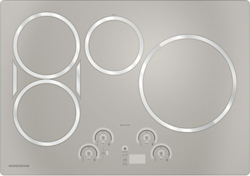 ZHU30RSPSS Monogram 30" Induction Cooktop with 4 Cooking Zones - Silver