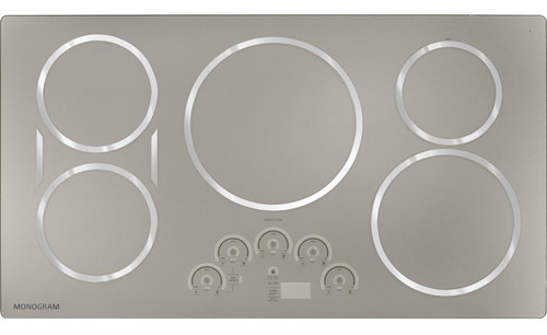 ZHU36RSPSS Monogram 36" Induction Cooktop with 5 Cooking Zones - Silver