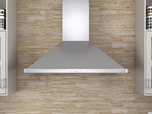 ZSPE42BS Zephyr 42" Siena Pro Wall Mount Range Hood with 1200 CFM Blower and ICON Touch Controls - Stainless Steel