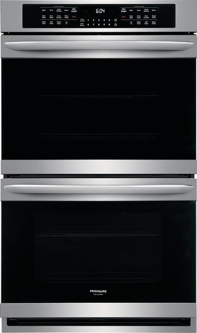 FGET3066UF Frigidaire Gallery 30" Electric Double Wall Oven with Ready-Select Controls and Self-Cleaning - Smudge Proof Stainless Steel