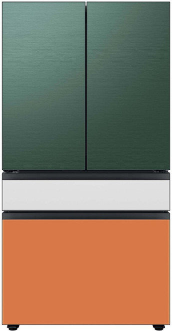 RF23BB8600APAA Samsung 36" Bespoke Counter Depth 4-Door French Door Refrigerator with Beverage Center - Custom Panel Ready