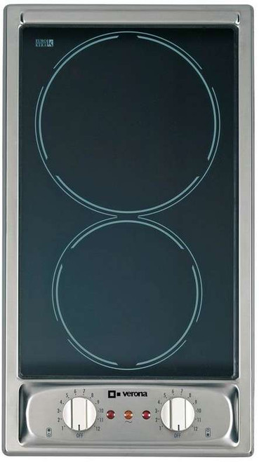 VEECT110VFSS Verona 12" Electric Deluxe Ceran Cooktop - 110 volts - Stainless Steel