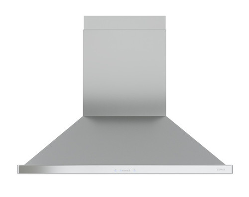 ZSPE36CS Zephyr 36" Sienna Pro Wall Mount Hood with LumiLight LED Lighting - 1200 CFM - Stainless Steel