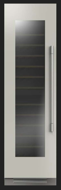 F7IWC24O1L Fulgor Milano 24" Built-In Column Dual Zone Wine Reserve - Left Hinge - Custom Panel