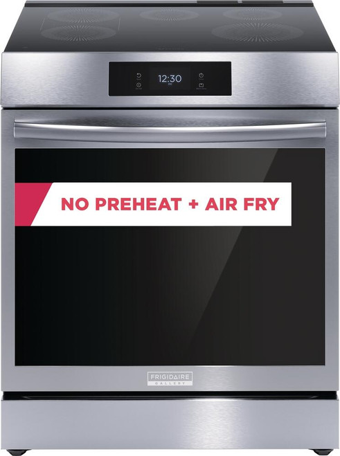 GCFI3060BF Frigidaire Gallery 30" Slide In Induction Range with 5 Elements - Smudge Proof Stainless Steel