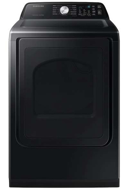 DVE47CG3500V Samsung 27" 7.4 cu. ft. Electric Dryer with Sensor Dry - Brushed Black