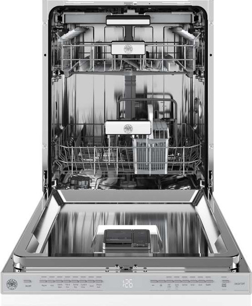 DW24T3IPT Bertazonni 24" Fully Integrated Tall Tub Dishwasher with 16 Place Settings and 8 Wash Cycles - 39 dBa - Custom Panel