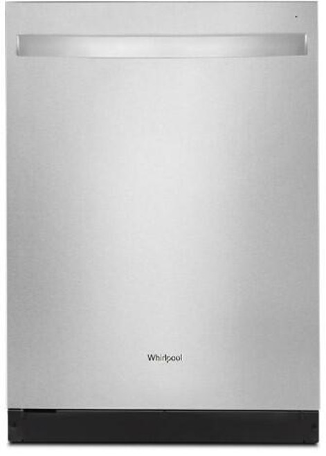 WDT730HAMZ Whirlpool 24" Built-In Dishwasher with 5 Wash Cycles and QuickWash - 51 dBA - Fingerprint Resistant Stainless Steel