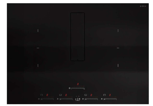 ENF436BL Elica 36" NikolaTesla Flux Series Induction Cooktop with Downdraft Hood - Black Glass