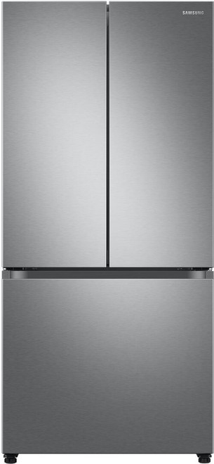 RF25C5151SR Samsung 33" 25 cu. ft. Smart 3-Door French Door Refrigerator in Stainless Steel - Fingerprint Resistant Stainless Steel