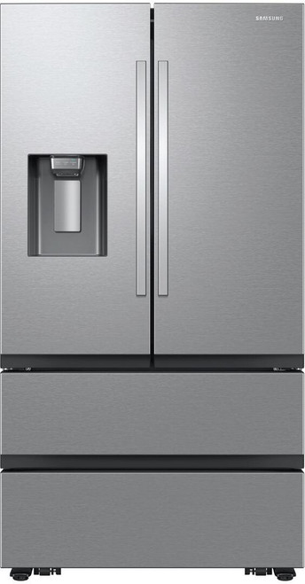 RF26CG7400SR Samsung 36" 26 cu. ft. Extra Large Capacity Counter Depth 4-Door French Door Refrigerator with External Water/Ice dispenser and Dual Ice Maker - Fingerprint Resistant Stainless Steel