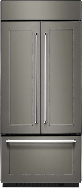 KBFN506EPA KitchenAid 36" 20.8 cu. Ft. French Door Refrigerator with Platinum Interior and Ice Maker - Custom Panel