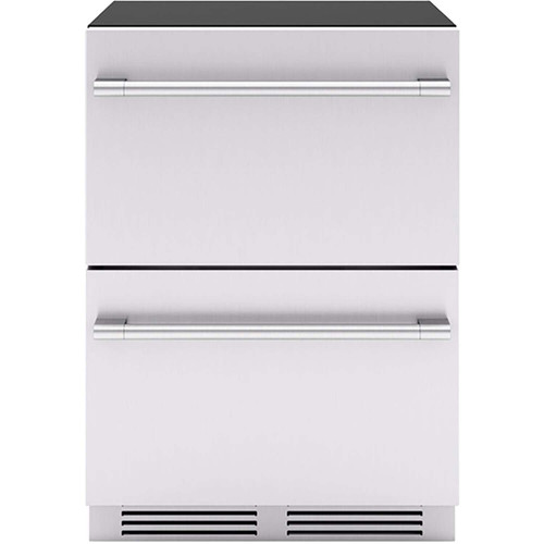 PRRD24C2AS Zephyr 24"Presrv Dual Zone Refrigerator Drawers - Stainless Steel