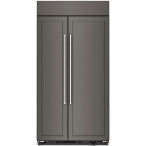 KBSN702MPA KitchenAid 42" 25.5 cu. ft. Built-In Side-by-Side Refrigerator with Automatic Icemaker - Custom Panel