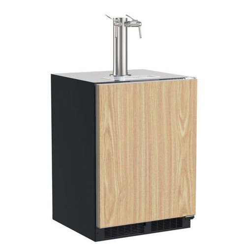 MLKR224ISD1A Marvel 24" Built In Dispenser with Twin Wine and Beverage Tap - Reversible Door - Custom Panel