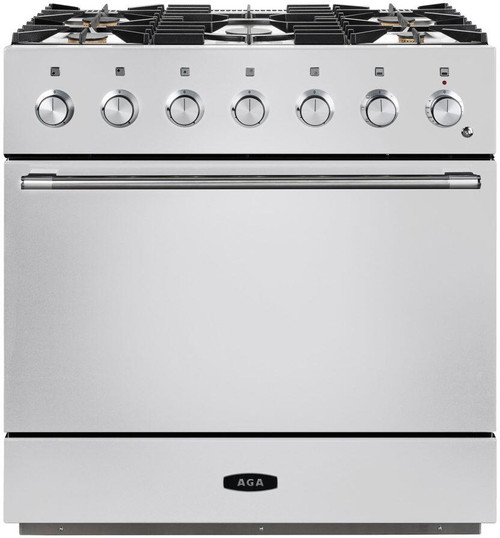AMC36DFWHT Aga 36" Mercury Dual Fuel Range - White