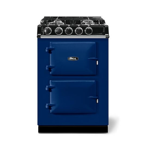 ATC2DFDBL Aga Classic 24" City Dual Fuel Range - Dark Blue