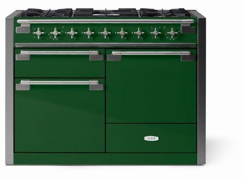 AEL481DFCWG Aga 48" Elise Dual Fuel Range - Cornwall Green