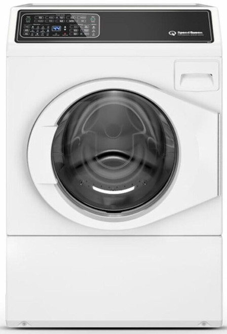 FF7010WN Speed Queen 27" 3.5 cu. Ft. Front Load Washer with 10 Wash Cycles and Sanitize Right Hinge Only - White