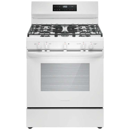 FCRG3062AW Frigidaire 30" Freestanding Gas Range with Steam Clean - White