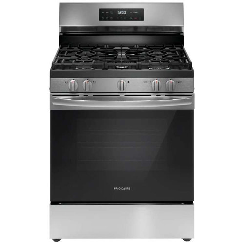 FCRG3062AS Frigidaire 30" Freestanding Gas Range with Steam Clean - Stainless Steel