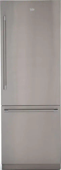 BBBF3019IMWESS Beko 30" 16.4 cu-ft Built-In Bottom Freezer Refrigerators with Auto Icemaker and Water Dispenser - Stainless Steel