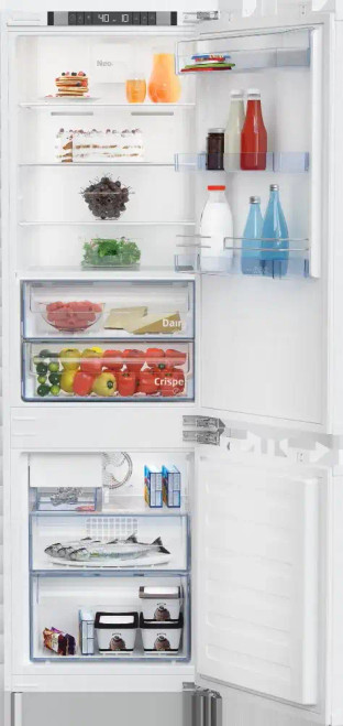 BBBF2410IM2 Beko 24" 8.0 cu-ft Built-in Bottom Freezer Refrigerator with Auto Icemaker - Custom Panel