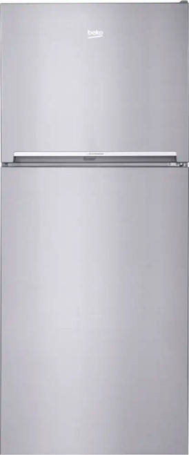 BFTF2716SS Beko 28" 13.53 cu. ft. Counter Depth Top Mount Refrigerator - Reversible Door Hinge - Stainless Steel