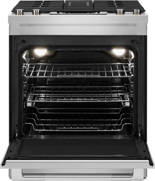 JDS1750ML JennAir 30" RISE Dual Fuel SlideIn Range with Downdraft