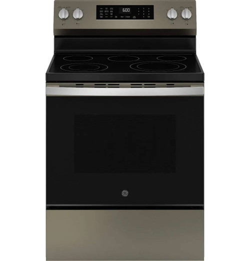 GRF600AVES GE 30" Free Standing Electric Convection Range with No Preheat Air Fry - Slate