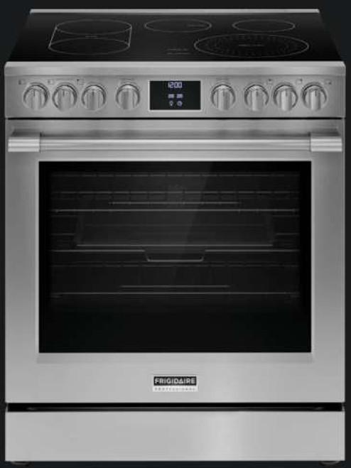 PCFE3080AF Frigidaire 30" Professional Electric Range with 5 Cooking Elements and Airfry - Stainless Steel