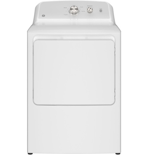 GTD38EASWWS GE 7.2 cu. ft. Capacity Electric Dryer with Up To 120 ft. Venting - Reversible Door - White