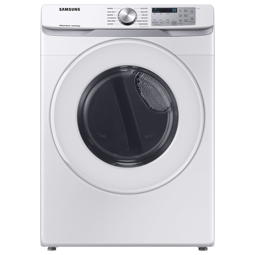 DVG51CG8000W Samsung 27" 7.5 cf Smart Gas Front Load Dryer with Sensor Dry - White