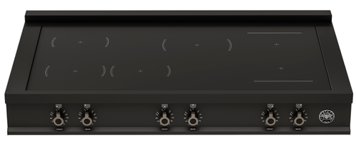 Bertazonni PRO48RT6ICAT 48" Induction Rangetop with 6 Heating Zones - Carbonio