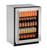 2224RGLS-15B U-Line 2000 Series 24" Glass Door Refrigerator with Lock - Left Hinge - Stainless Steel